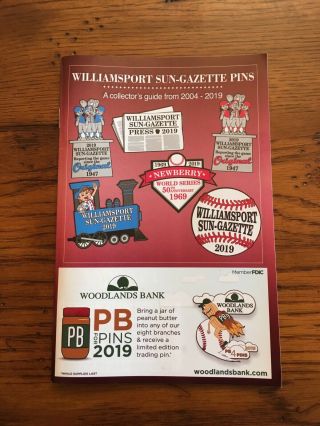 Little League Pins,  World Series,  Collector’s Guide