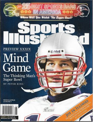 Sports Illustrated 2005 Tom Brady England Patriots Mind Game Newsstand