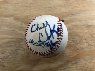 Chubby Checkers Single Signed Autographed Official Major League Baseball