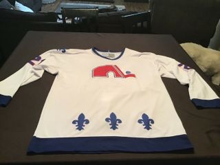 Peter Forsberg Quebec Nordiques Hockey Jersey Size 56 Ccm