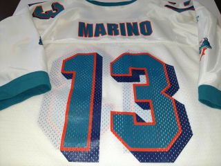 Dan Marino 13 Miami Dolphins Nfl Vintage 90s White Starter Jersey Size 52 Xl