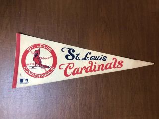 Vtg St Louis Cardinals Mlb Baseball Pennant 30”