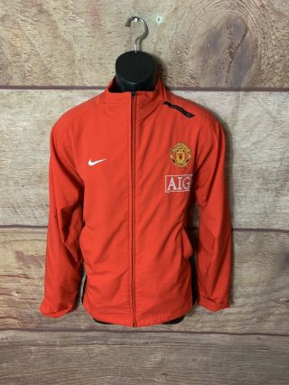 Nike Manchester United Track Jacket Mens Size Medium (a33)