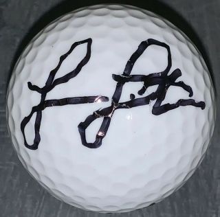 Luke List Signed Golf Ball Autographed Fan Favorite Masters 3