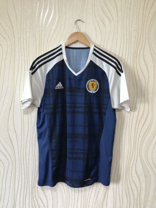 Scotland 2016 2017 Home Football Shirt Soccer Jersey Adidas Ai6602