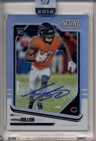 Anthony Miller 2018 Panini Honors Rookie Silver Prizm Auto 67/75 Fd6756