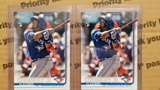 (1 Day Only) - - 2019 Topps Series 2 Vladimir Guerrero Jr Rc Nno Sp×2