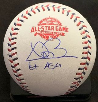 Trevor Bauer Cincinnati Reds Signed Autographed 2018 All Star Baseball “1st Asg”