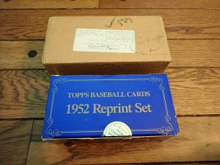 1952 Topps Reprint Baseball Card Complete Factory Set W/original Box