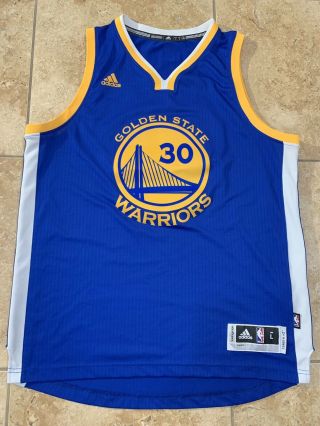 Steph Curry Golden State Warriors Adidas Swingman Nba Jersey Size Men’s Large