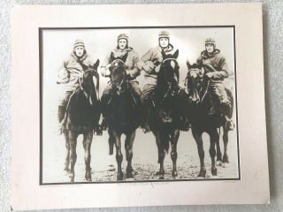1924 The Four Horsemen Of Notre Dame Framed Sephia 24x30 " Custom Matted