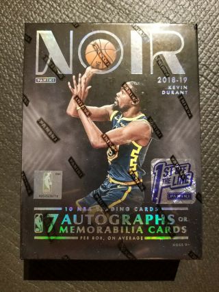 2018 - 19 Panini Noir Basketball Box First Off The Line Fotl Hobby Box