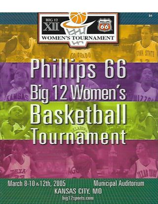2005 Big 12 Conference Womens Basketball Championship Program