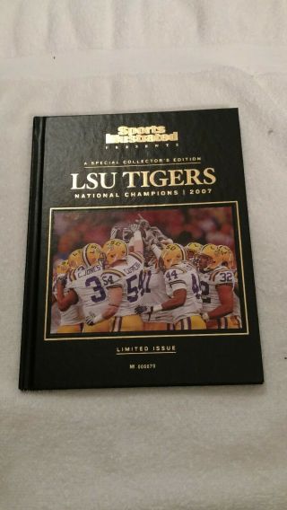 2007 Lsu Tigers Football Sports Illustrated Commemorative Book