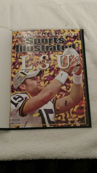 2007 LSU Tigers Football Sports Illustrated Commemorative BOOK 2