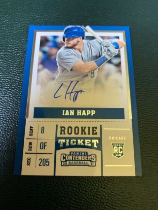 2017 Contenders Rookie Autograph Ian Happ Rc Auto Cubs