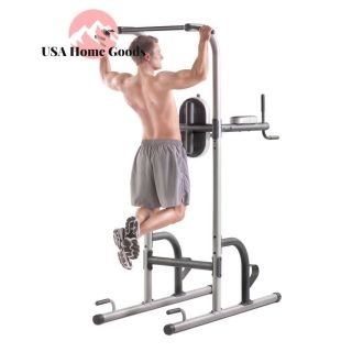 XR 10.  9 Power Tower Multi - Grip Pull Up Station Gym Fitness Exercise Equipment 4