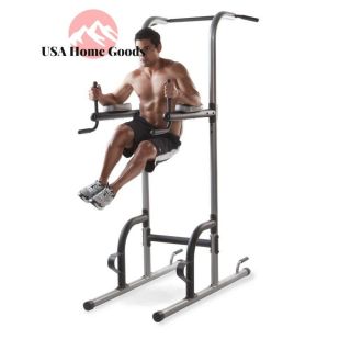 XR 10.  9 Power Tower Multi - Grip Pull Up Station Gym Fitness Exercise Equipment 6