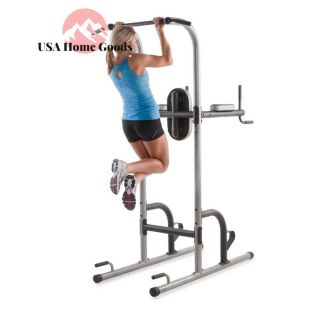 XR 10.  9 Power Tower Multi - Grip Pull Up Station Gym Fitness Exercise Equipment 8