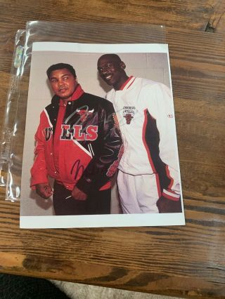 Michael Jordan,  Muhammad Ali Signed Photo
