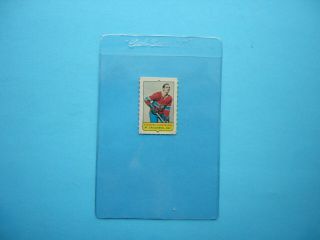 1969/70 O - Pee - Chee 4 - In - 1 Mini Stamp Hockey Insert Jacques Laperriere Sharp Opc