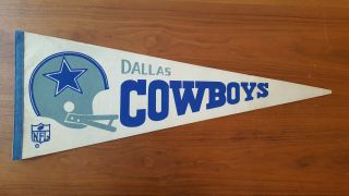 Vintage Dallas Cowboys Full Size Pennant