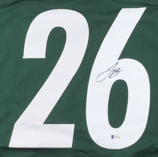 Le ' Veon Bell Signed York Jets Jersey (Beckett) 2×Pro Bowl (2014,  2016) RB 2