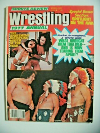 Sports Review Wrestling 1977 Annual - Spring 