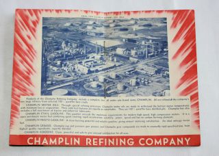 Vtg 1941 Champlin Refiners Baseball Club Enid Okla Monty Basgall Oil Semi Pro 5