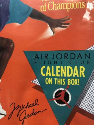 Michael Jordan flight club wheaties box W/Air Jordan Flight Club Calendar 4