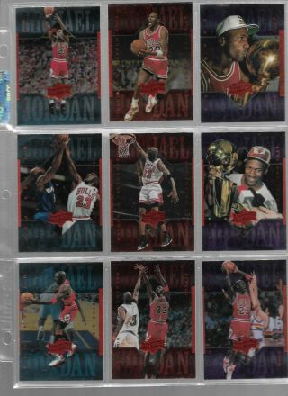 1999 Upper Deck Michael Jordan Athlete Of The Century Full Set 1 Through 90