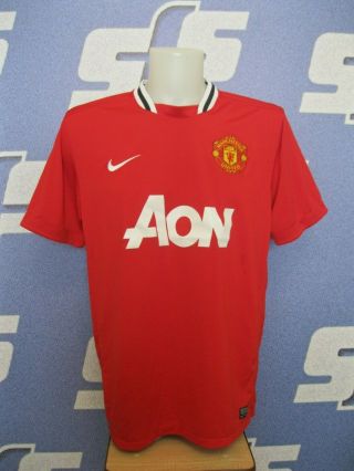 Manchester United 2011/2012 Home Sz Xl Nike Football Shirt Jersey Maillot Soccer