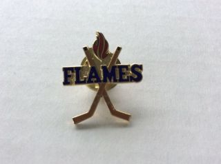 Vintage Uic Flames Hockey Pin University Of Illinois Chicago Hockey