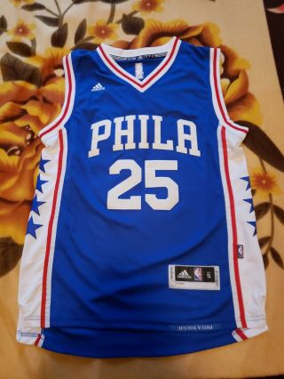 Adidas Mens Rookie Ben Simmons Jersey Sixers 76ers Size Small Swingman Flawless