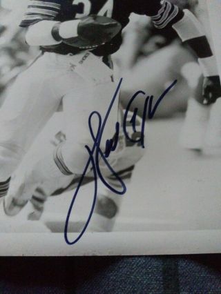 Walter Payton Autographed Signed 4 