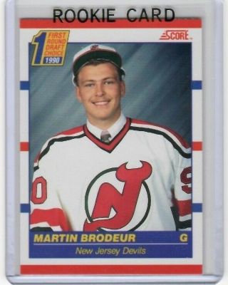 90 - 91 1990 - 91 Score Martin Brodeur Rookie 439 Jersey Devils