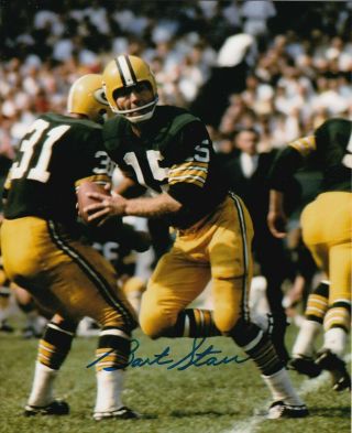 Bart Starr Autographed Signed 8x10 Photo Hof Packers Reprint