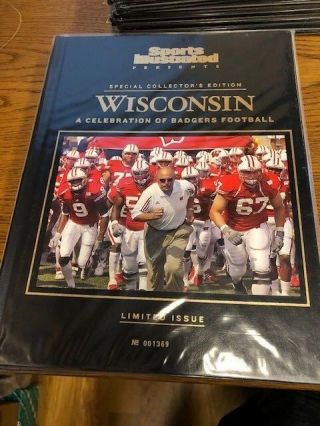 Barry Alvarez Wisconsin Badgers Football Sports Illustrated Commemorative Book