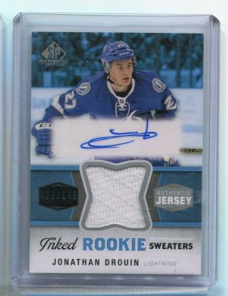 2014 - 15 14/15 Sp Game Inked Rookie Sweaters Jonathan Drouin Auto /149