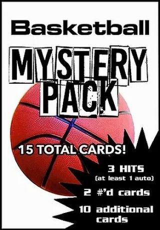 Classic Basketball Mystery Pack - 3 Guaranteed Hits 15 Total Cards
