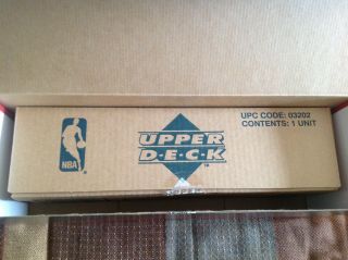 1991 - 92 Upper Deck Master Basketball Set In Wood Grain Box 1st Ud Jordan