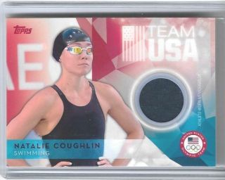Sweet 2016 Topps Olympic Natalie Coughlin Relic Card Usa Swimming Legend