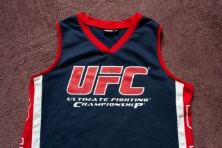 UFC Mens Jersey Ultimate Fighting AS REAL AS IT GETS Size XL Made in USA 2