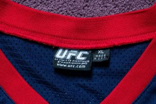 UFC Mens Jersey Ultimate Fighting AS REAL AS IT GETS Size XL Made in USA 4