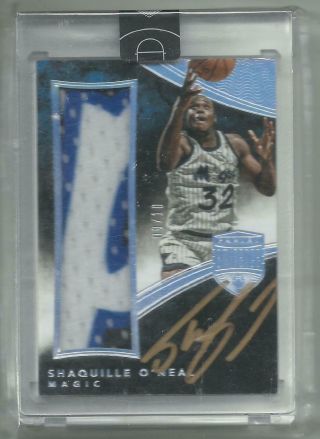14 - 15 Panini Eminence Patch Auto Shaquille O 