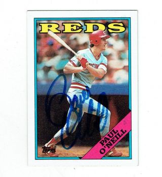 Cincinnati Reds Baseball Player Paul O 