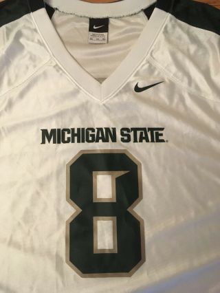 Michigan State Spartans NCAA Nike Team Men ' s Football Jersey Size 3XL 4