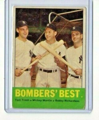 1963 Topps Bombers 
