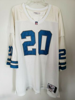 Mitchell Ness Detroit Lions Barry Sanders 1996 Throwback Jersey Mens 60 4xl