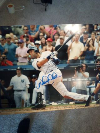 Derek Jeter Signed Autographed 8x10 Photo York Yankees